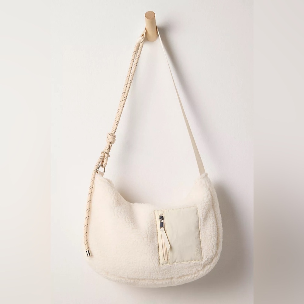 Free People Slopes Sherpa Sling Bag